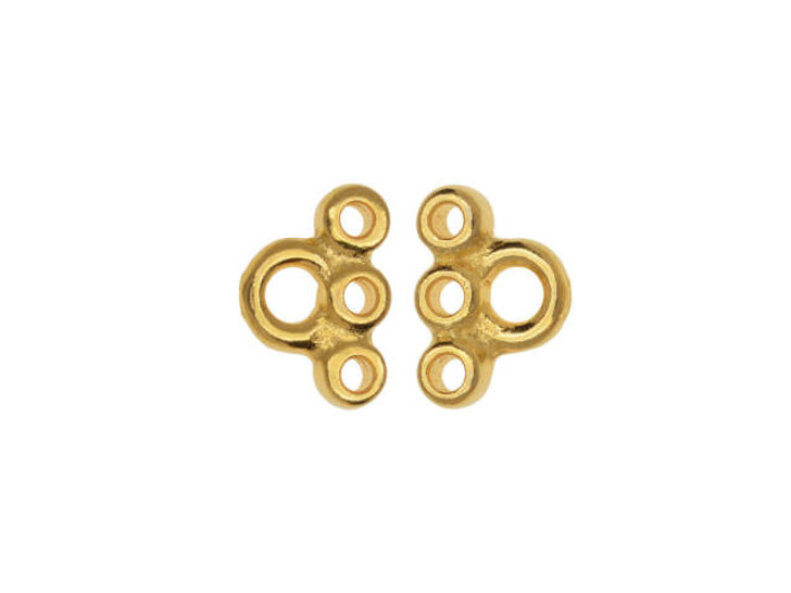 TierraCast Gold-Plated Pewter Stitch-In Connector Link