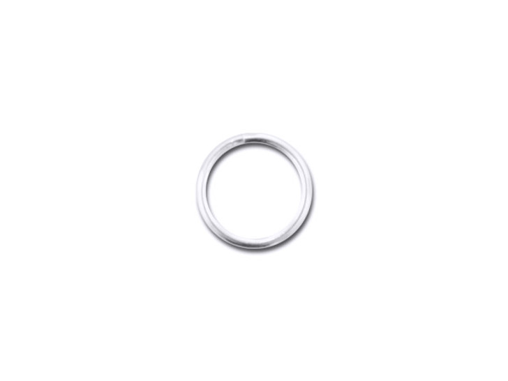 Clearance - Was $4.37 - Sterling Silver 1.25 x 10mm Endless Earring Hoop with Anti-Tarnish Finish (1 Pair)
