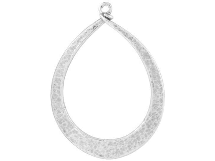 Artbeads Sterling Silver Large Teardrop Pendant