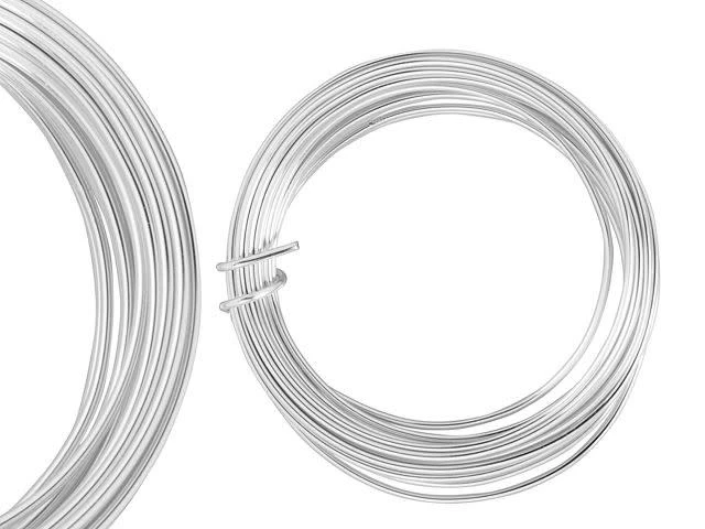 Artbeads Designer Wire - Silver Non-Tarnish 14 Gauge (10 ft. coil)