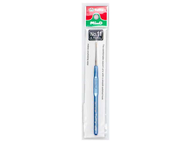 Tulip Steel Crochet Hook w/Plastic Handle : Size 11 (0.70mm
