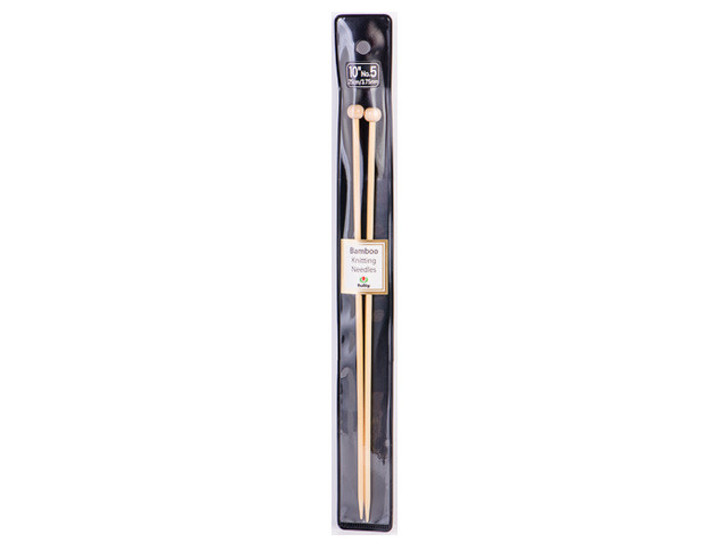 Tulip 10" (25cm) Bamboo Knitting Needles (2 Pcs) : Size 5 (3.75mm)