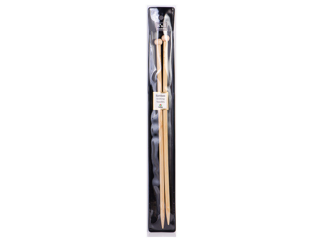 Tulip 14" (35cm) Bamboo Knitting Needles (2 Pcs) : Size 11 (8.00mm)