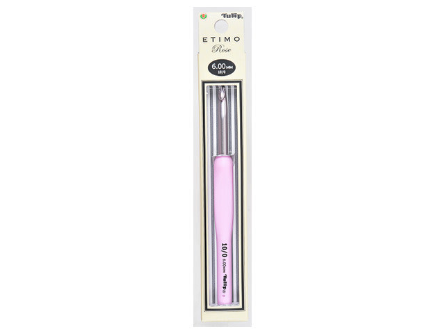 クロスローズカット 5mm 60cm Tulip Etimo Rose Crochet Hook : Size 10/0 (6.00mm) - Artbeads.com
