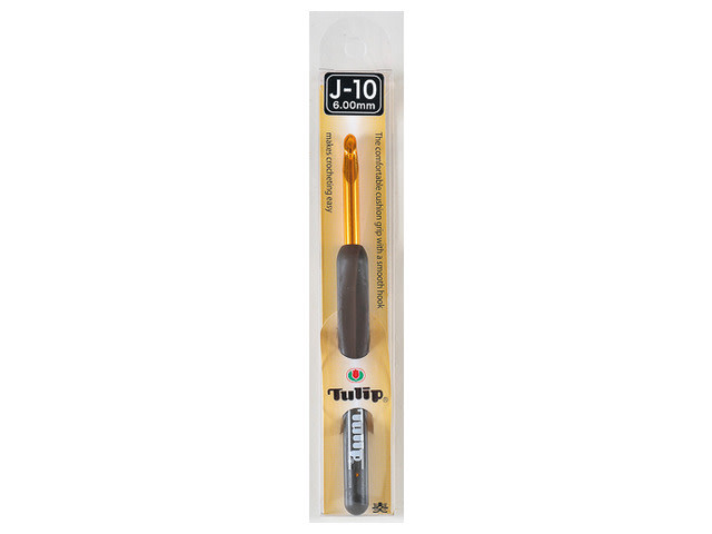 Tulip Etimo Crochet Hook with Cushion Grip : Size J-10 (6.00mm