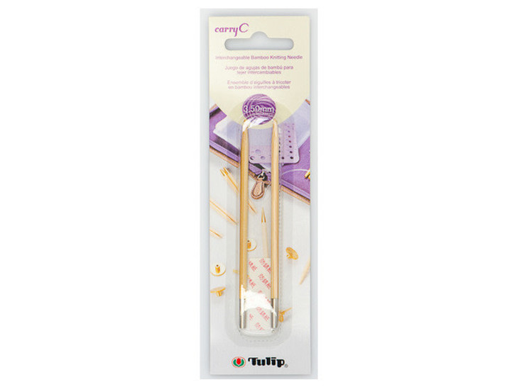 Tulip CarryC Interchangeable Bamboo Knitting Needles (2 Pcs) : Size 4 (3.50mm)