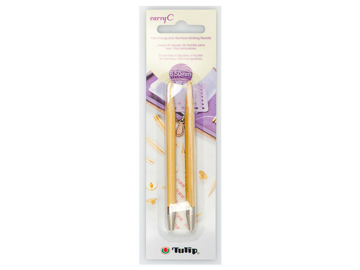 Tulip CarryC Interchangeable Bamboo Knitting Needles (2 Pcs) : Size 10 1/2 (6.50mm)