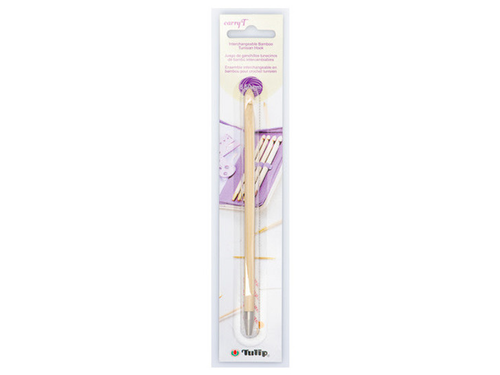 Tulip CarryT Interchangeable Bamboo Tunisian Crochet Hook : Size K-10 1/2 (6.50mm)