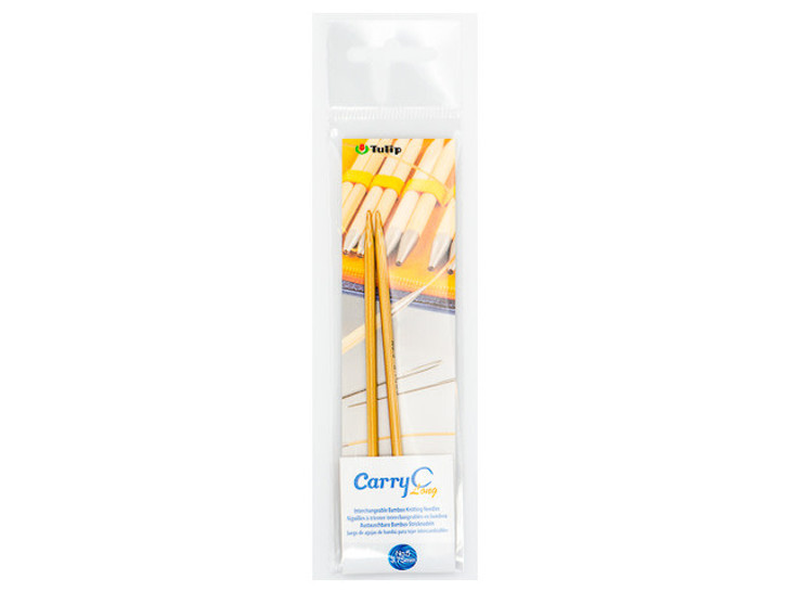 Tulip CarryC Long Interchangeable Bamboo Knitting Needles (2 Pcs) : Size 5 (3.75mm)