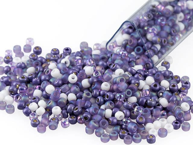 Artbeads Lilac Bouquet Designer Blend, 11/0 TOHO Round Seed Beads