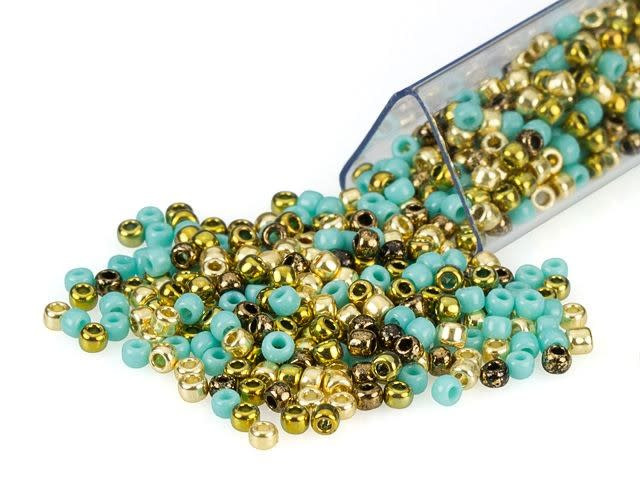 Artbeads Cleopatra Gold Designer Blend, TOHO 11/0 Round Seed Beads