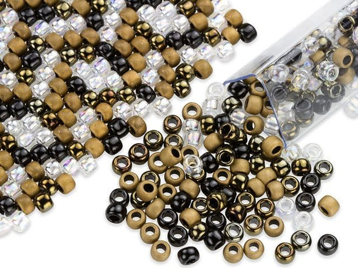 Artbeads Gilt-y Pleasure Designer Blend, 8/0 TOHO Round Seed Beads