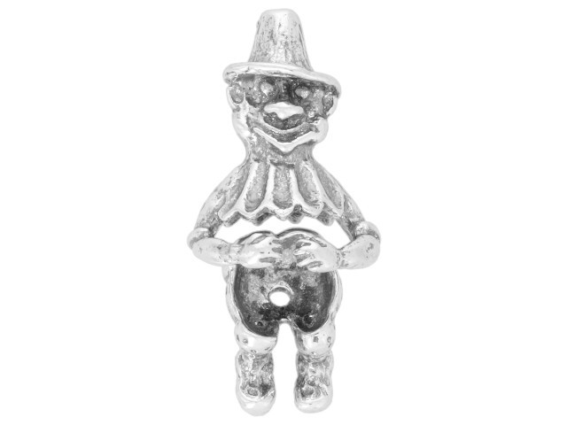 Artbeads Sterling Silver Circus Clown Bead Holder