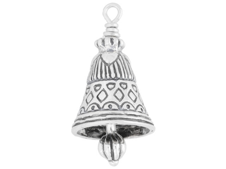 Artbeads Sterling Silver Narrow Bell Charm