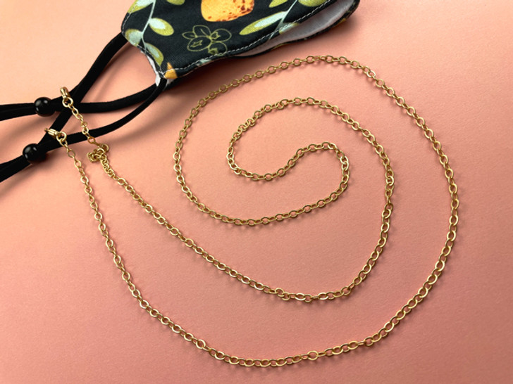 Simple Gold Mask Chain