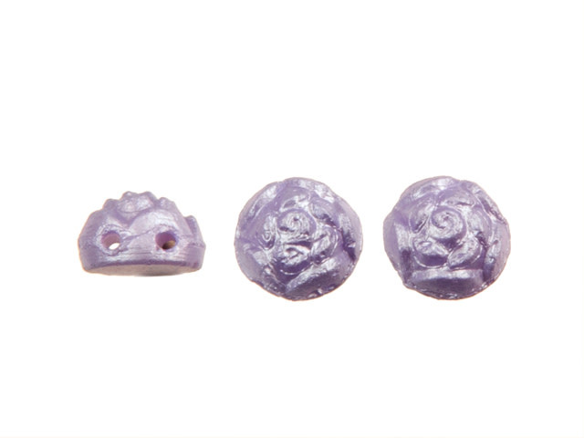 Powdery Lavender 6mm Two-Hole Roseta Bead 2.5-Inch Tube