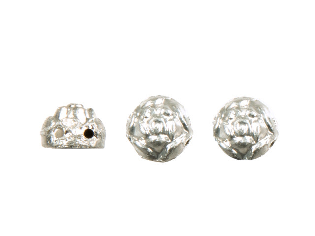 Vacuum Platied Full Labrador 6mm Two-Hole Roseta Bead 2.5-Inch Tube