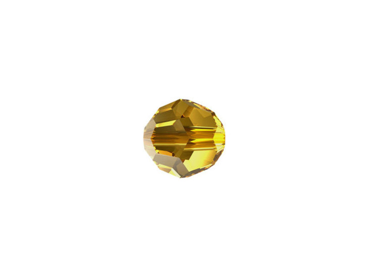 PRESTIGE 5000 6mm Faceted Round Bead Golden Topaz PRESTIGE 5000 6mm Faceted Round Bead Golden Topaz