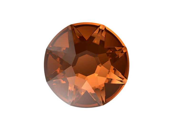 Clearance - Was $0.53 - PRESTIGE 2088 SS34 Rose Flatback Smoked Amber