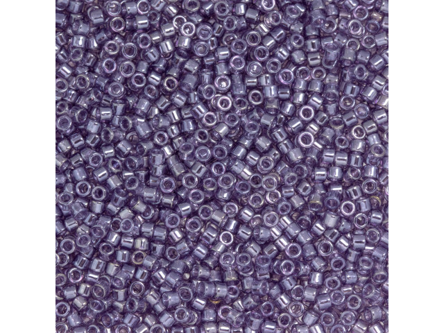 TOHO Aiko 11/0 Transparent Sugar Plum Luster Precision Cylinder Seed Beads, 4g Pack