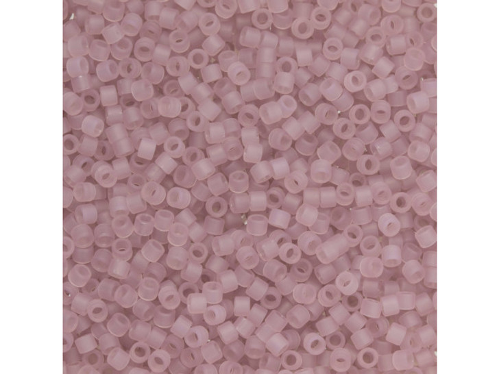 TOHO Aiko 11/0 Ceylon Frosted Grape Mist Precision Cylinder Seed Beads, 4g Pack