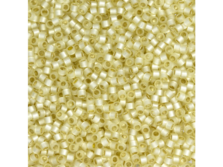 TOHO Aiko 11/0 Translucent Silver-Lined Light Jonquil Precision Cylinder Seed Beads, 4g Pack