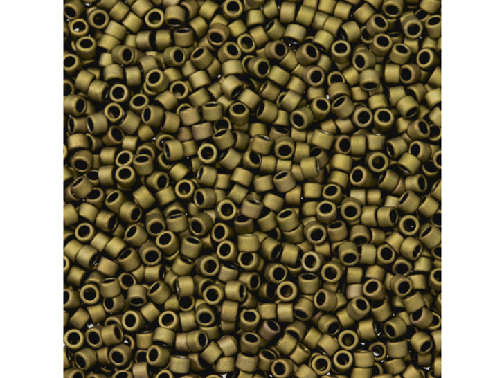 TOHO Aiko 11/0 Matte Antique Bronze Precision Cylinder Seed Beads, 4g Pack