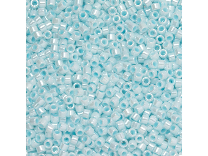 TOHO Aiko 11/0 Opaque Pastel Winter Sky Luster Precision Cylinder Seed Beads, 4g Pack