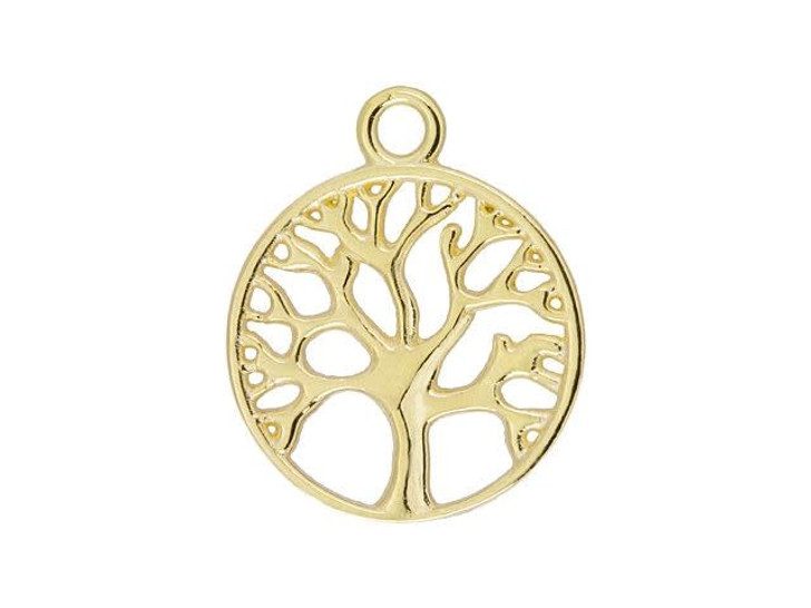 Clearance - Was $2.69 - Tree of Life Charm (Brass)