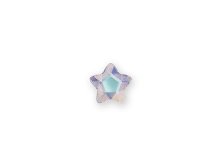 Clearance - Was $1.19 - PRESTIGE 2754 6mm Star Flower Flatback Crystal AB