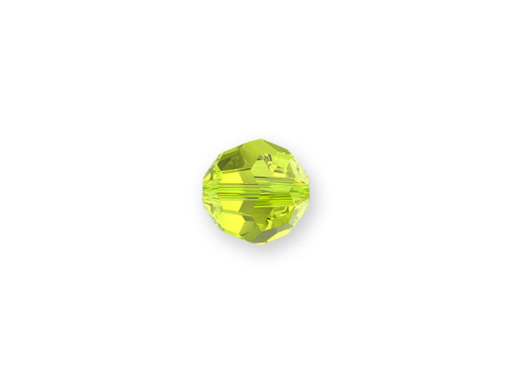 PRESTIGE 5000 8mm Faceted Round Bead Citrus Green