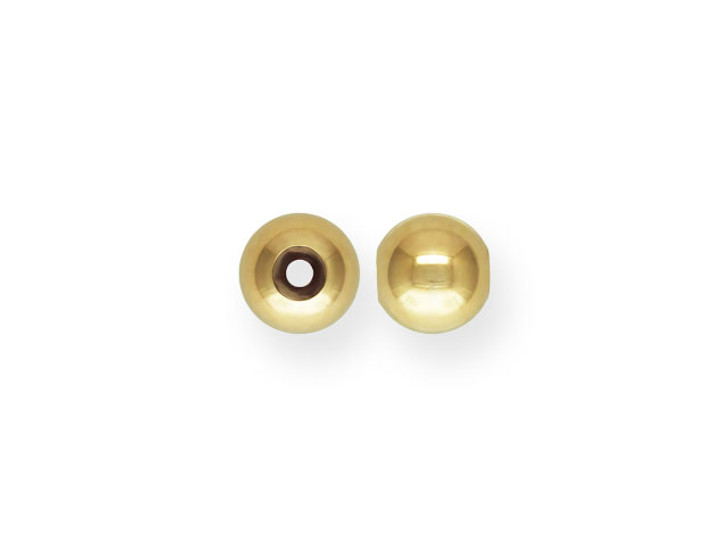 Gold-Filled 14K/20 8.0mm Bead with Silicone Grommet (2.5mm Hole) Gold-Filled 14K/20 8.0mm Bead with Silicone Grommet (2.5mm Hole)