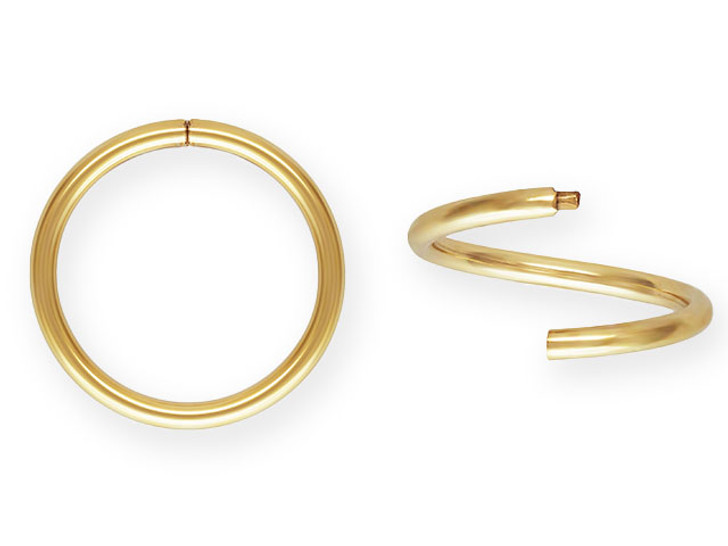 Gold-Filled 14K/20 1.0 x 15mm Sleeper Hoop (1 Pair)