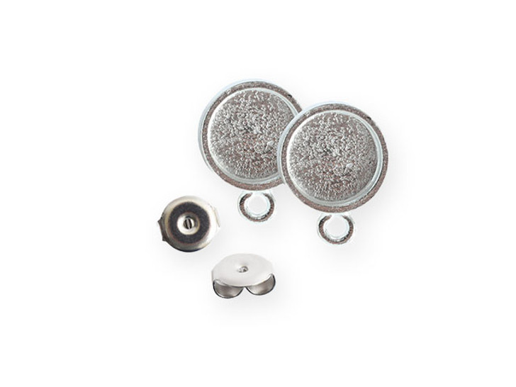 Silver Earring Backs (4 Pairs), Silver Earrings