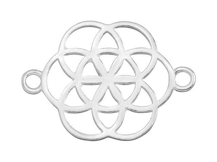 B&B Benbassat Sterling Silver Celtic Flower Link
