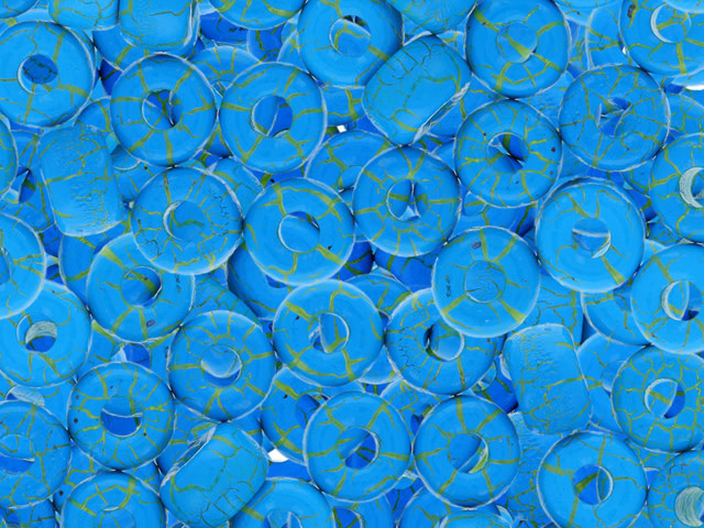 Matubo 2/0 Czech Glass Ionic Blue/Yellow Seed Beads 5.5-Inch Tube