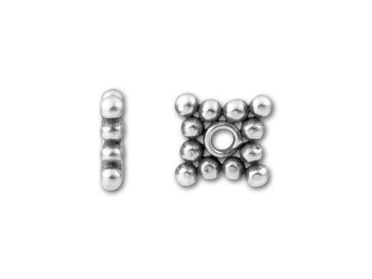 Bali Silver 9mm Diamond Spacer Bali Silver 9mm Diamond Spacer