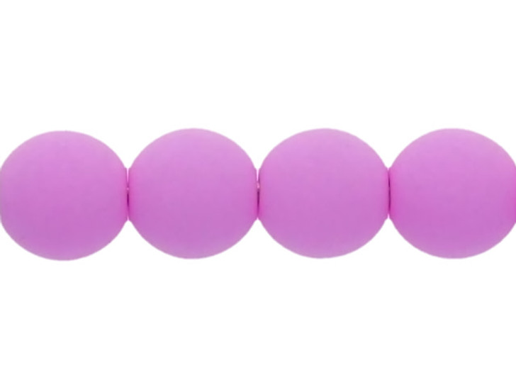Matubo 4mm Bondeli Magenta Round Bead Strand (100pcs)