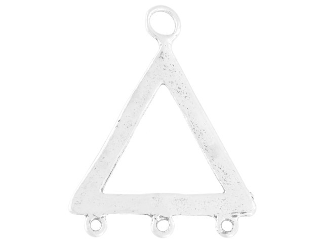 3 Ring Triangular Flat Chandelier/Link w/center cutout
