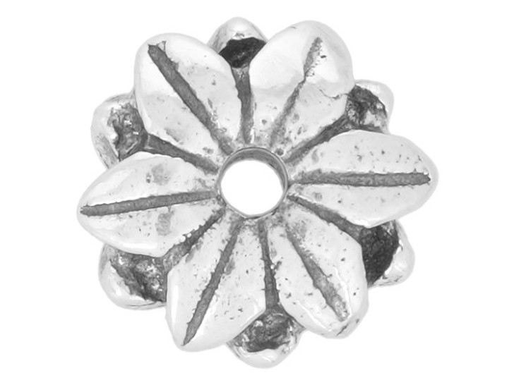 Artbeads Sterling Silver Flower Double Spacer Bead