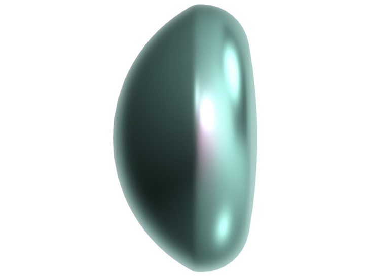 PRESTIGE 5817 6mm Crystal Pearl Cabochon Crystal Iridescent Light Turquoise PRESTIGE 5817 6mm Crystal Pearl Cabochon Crystal Iridescent Light Turquoise