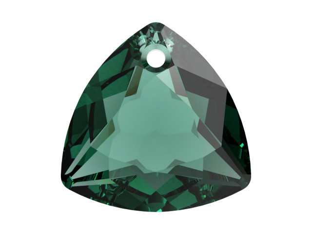 PRESTIGE 6434 14.5mm Trilliant Cut Pendant Emerald