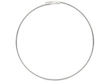 Silver Plated Earring Hoop Component, Manipulating, 1" (1 Pair)
