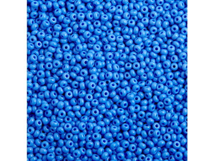 6/0 Sky Blue Seed Beads Silver Lined Round Glass Seed Beads 4mm