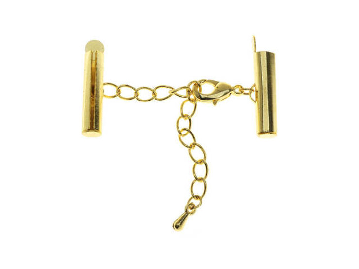 Beadalon 20mm Gold-Plated Brass Slide Connector Lobster Clasp Set