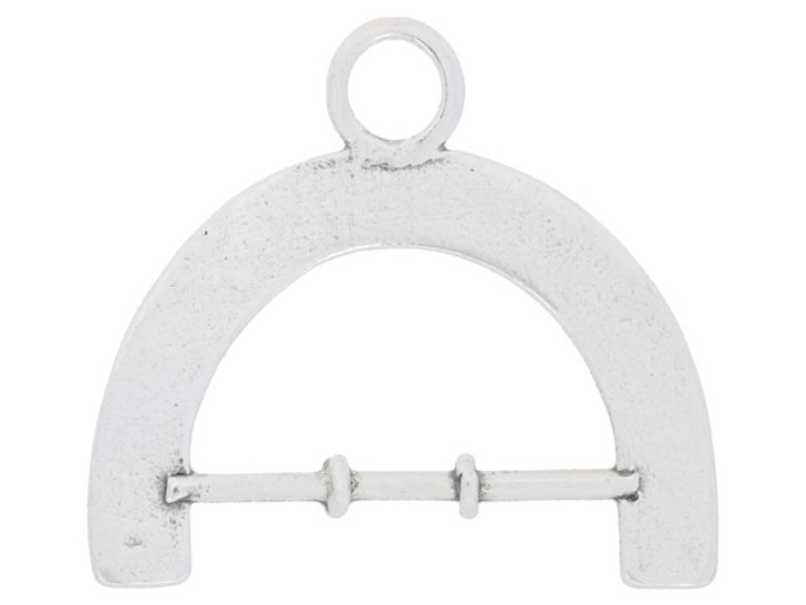 Artbeads Sterling Silver Geometric Arch with Connecting Bar in Center