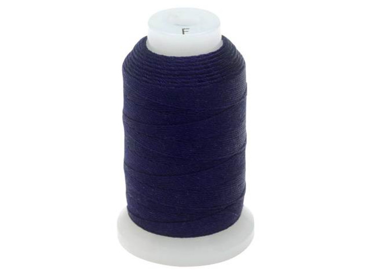 The Beadsmith 100% Silk Beading Thread, Size F, 1 Spool, Navy Blue