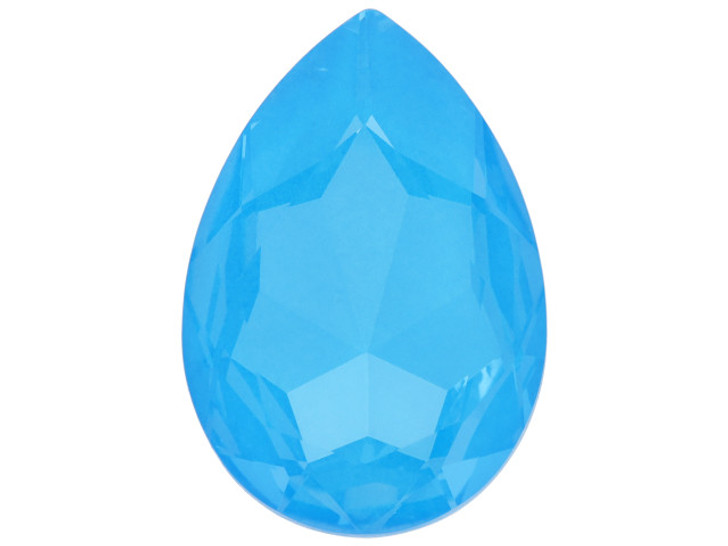 Clearance - Was $13.89 - PRESTIGE 4327 30x20mm Fancy Pear Crystal Electric Blue Ignite