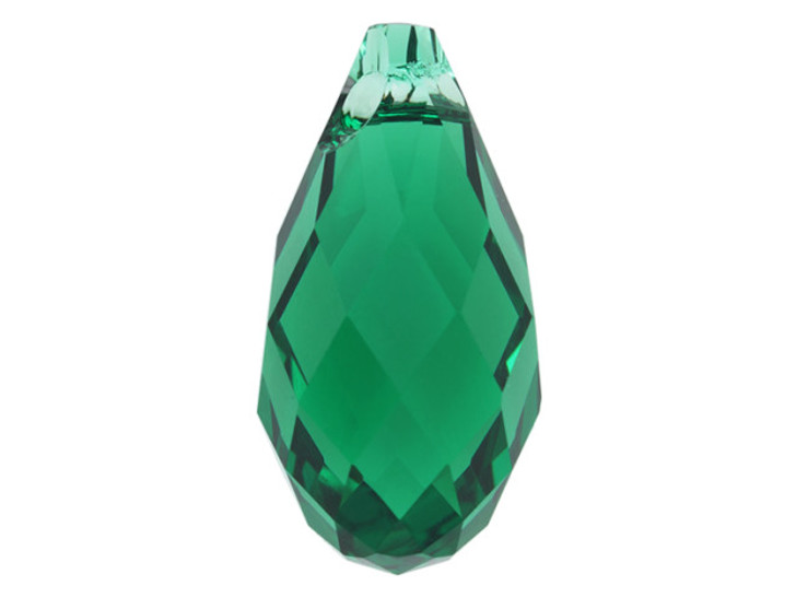 PRESTIGE 6010 11mm Briolette Pendant Majestic Green