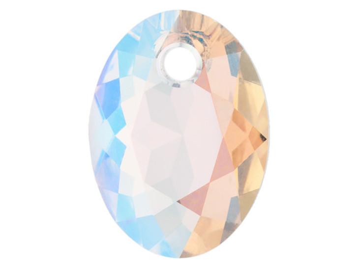 PRESTIGE 6438 11mm Elliptic Cut Pendant Crystal Shimmer